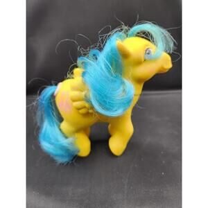VTG My Little Pony G1 Happy Tails Tall Tales MLP 1985 Yellow Pegasus Giraffe